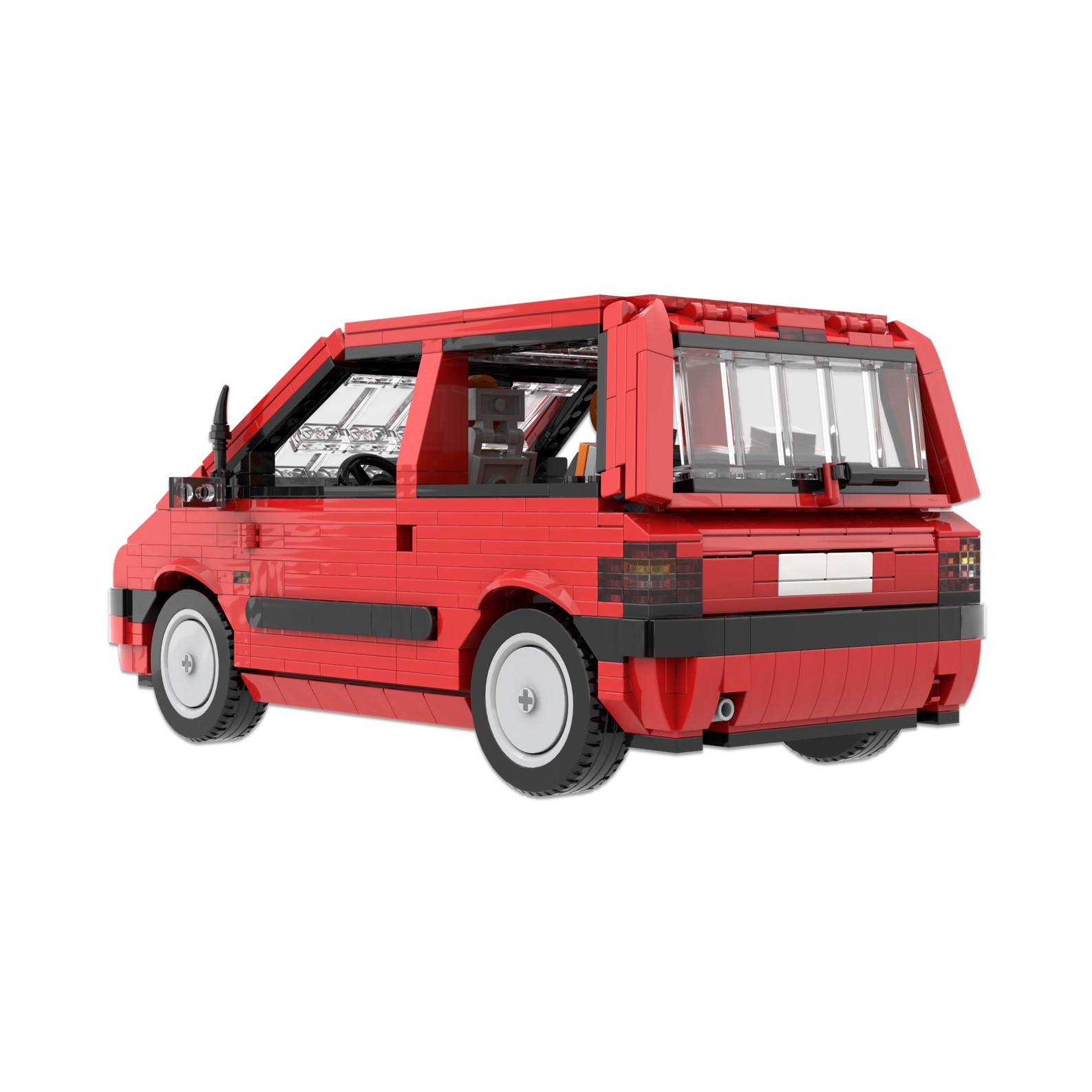 Vista posterior Renault Twingo 1992