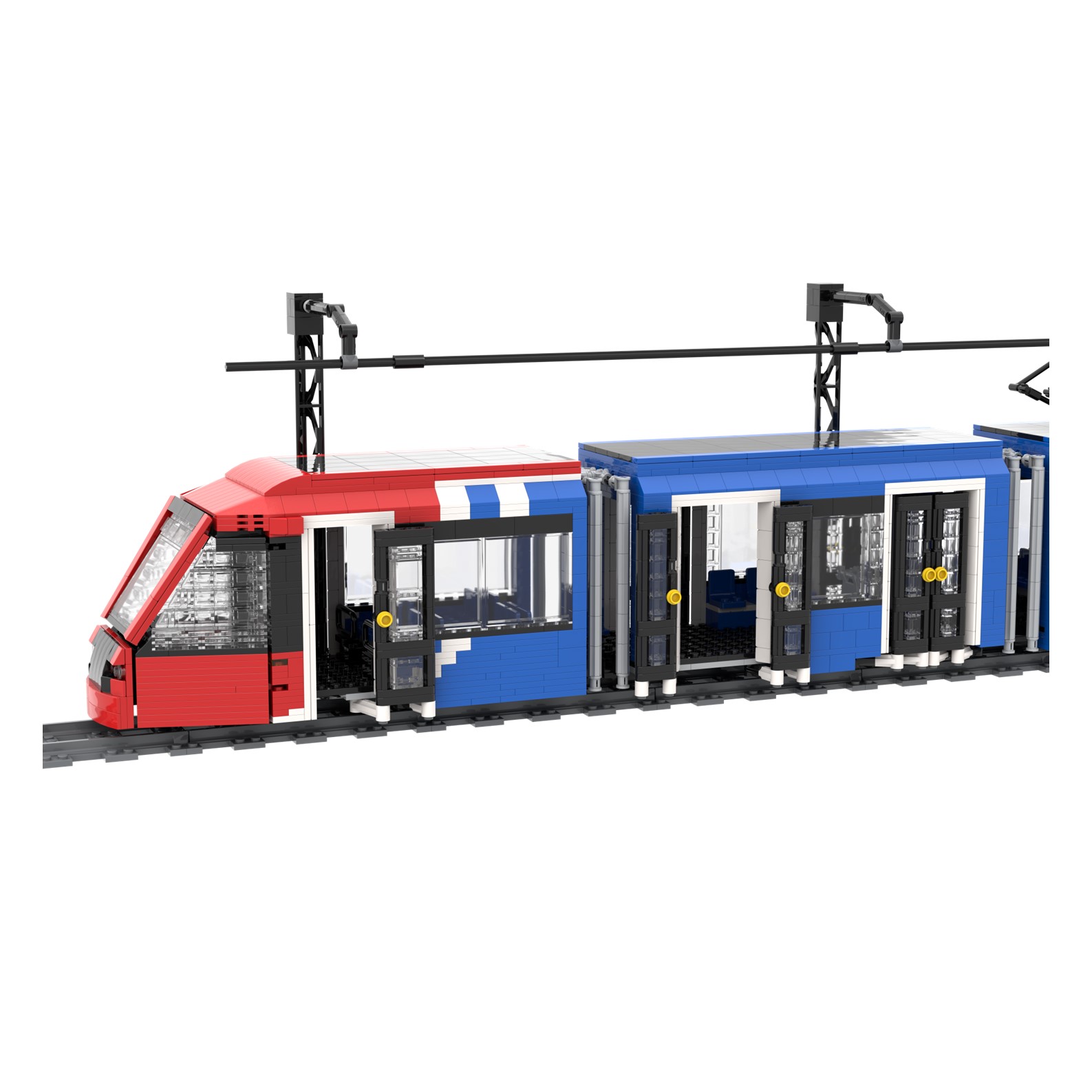 Puertas abiertas del tram Alstom Citadis MLO Madrid