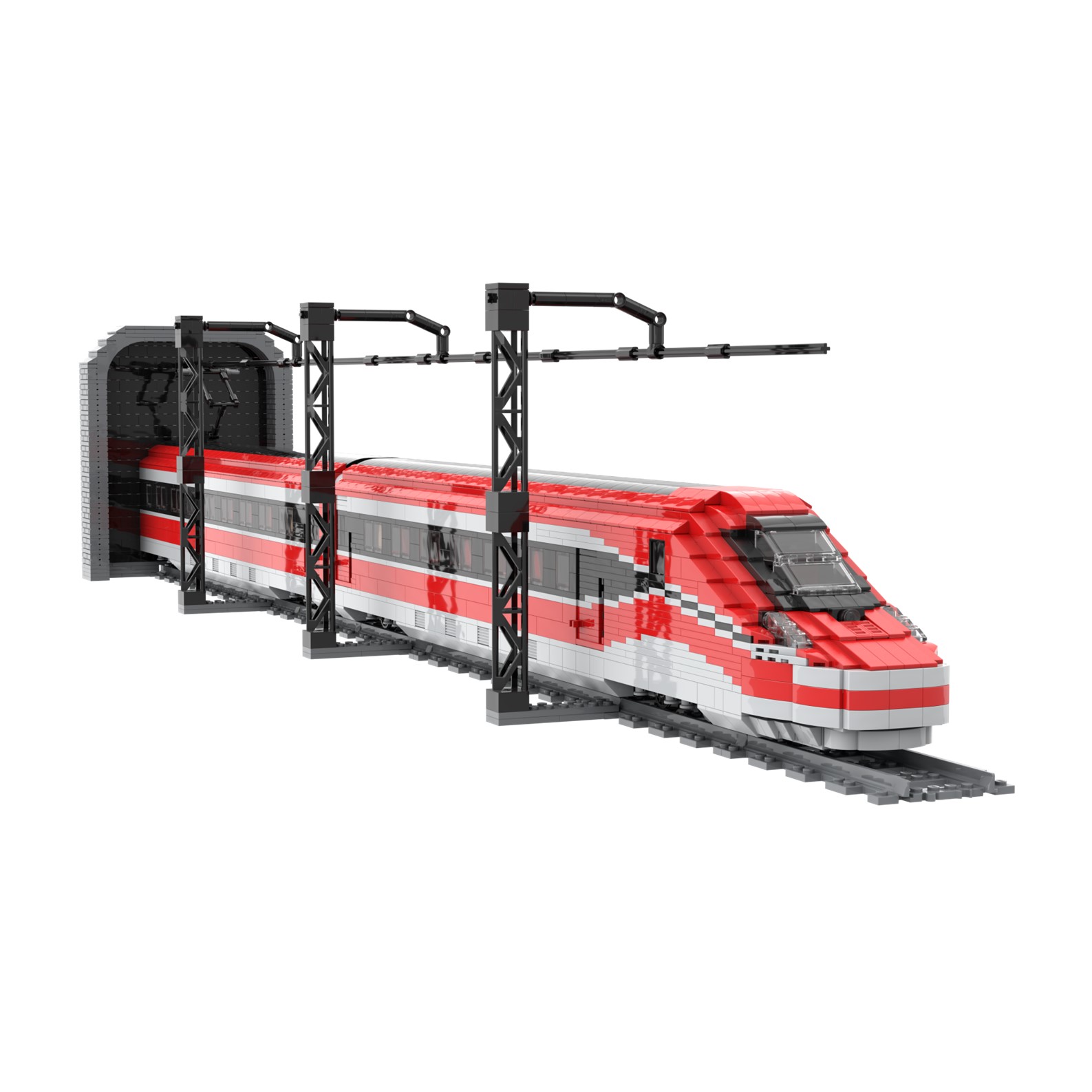 Vista exterior tren alta velocidad IRYO Frecciarossa 1000 s109