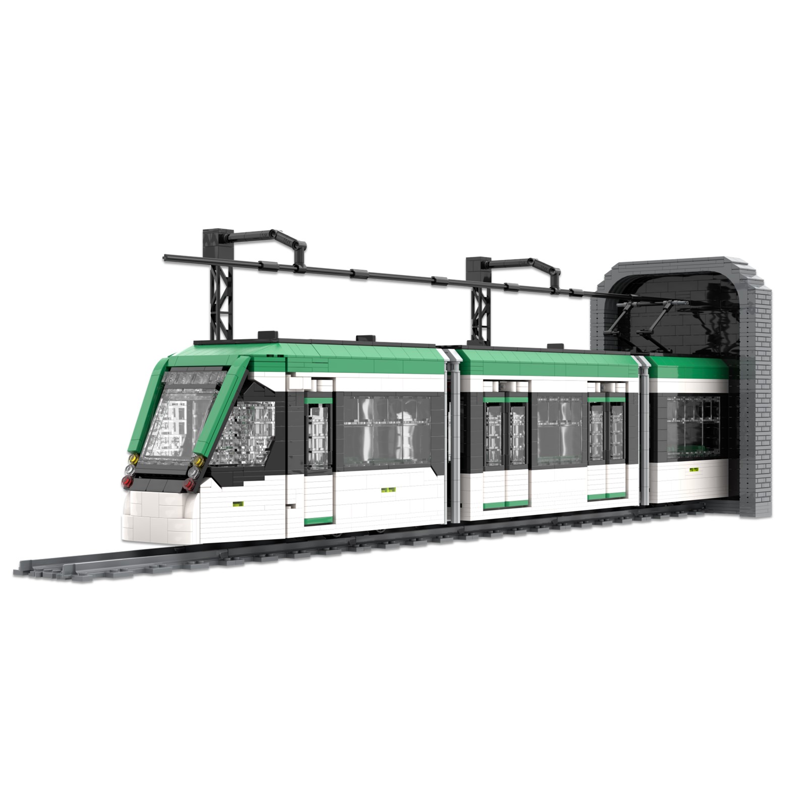 Vista exterior tranvía CAF Urbos 3 Metro de Málaga