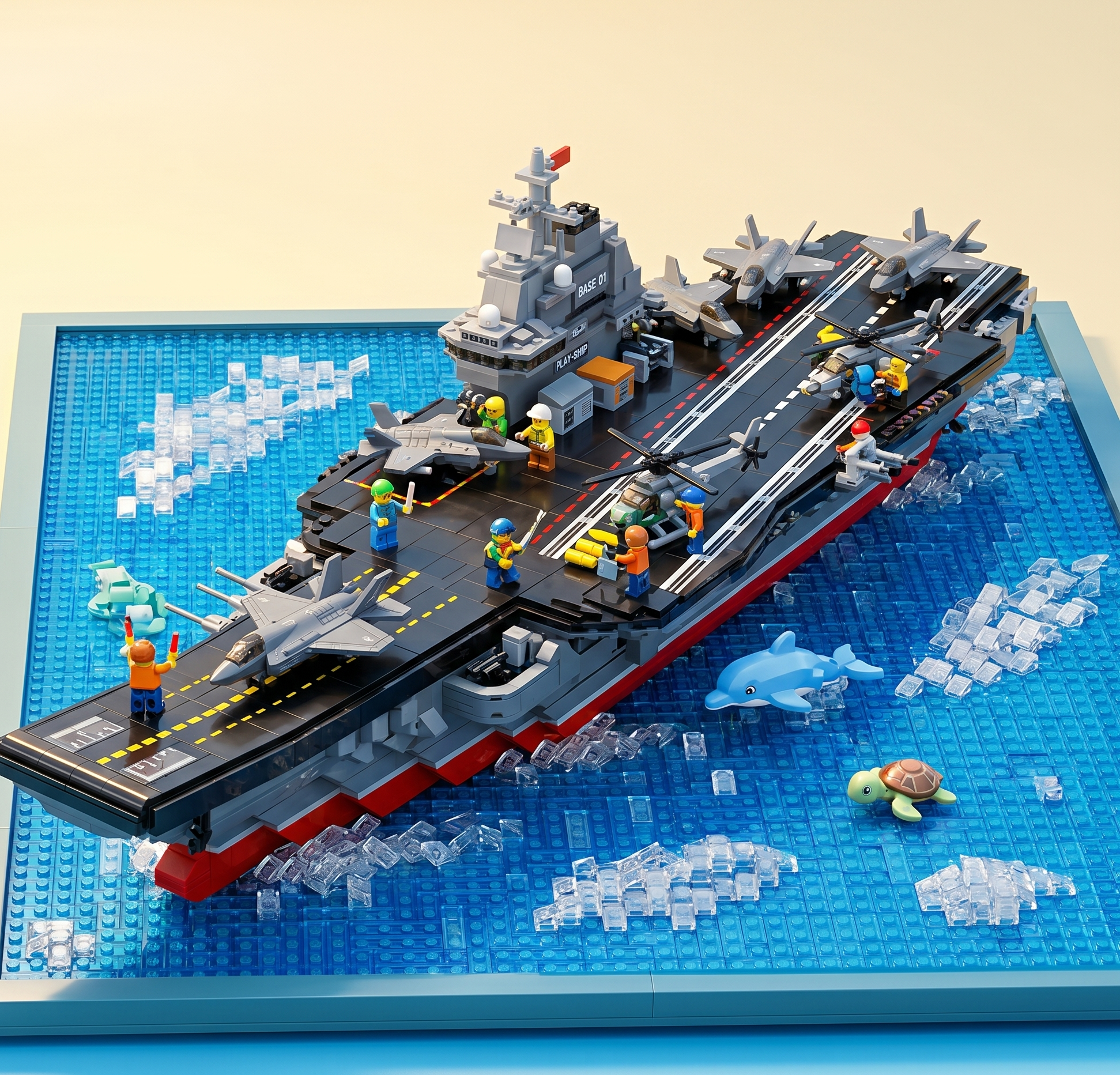 PORTAAVIONES 001A con 1379 piezas de Xingbao