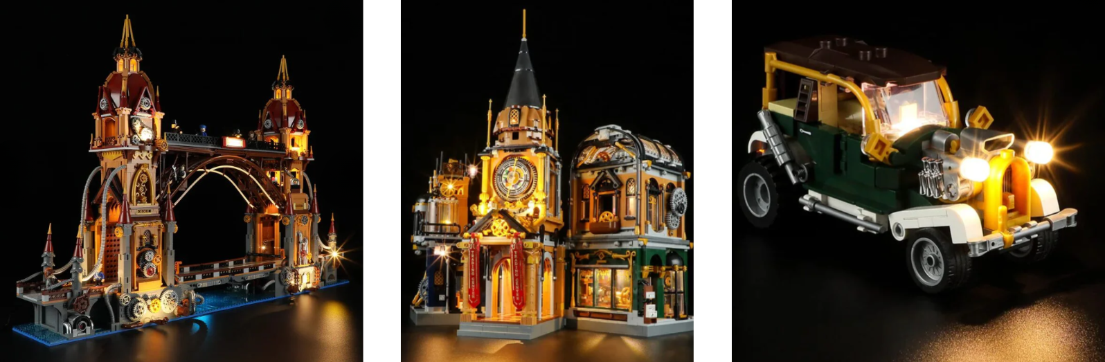 Sets con luces integradas de Lumibricks