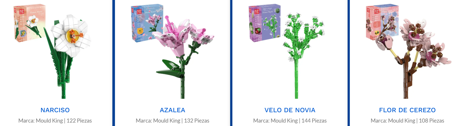 Conjunto de sets de flores