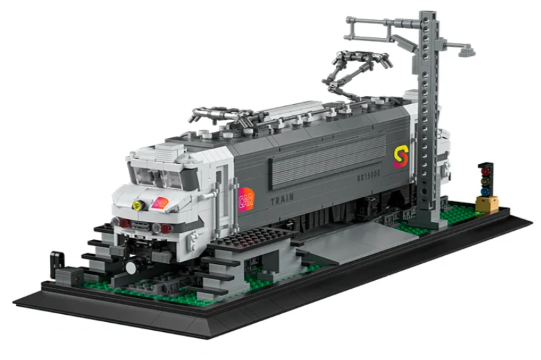 Locomotora Eléctrica BB1500 de bloques de construcción para adultos