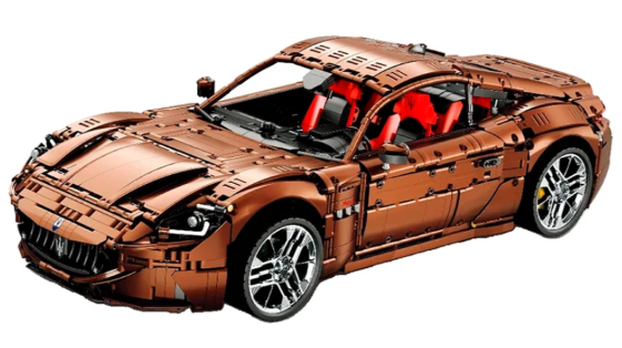 Modelo Maserati GranTurismo 2024 para construir con bloques
