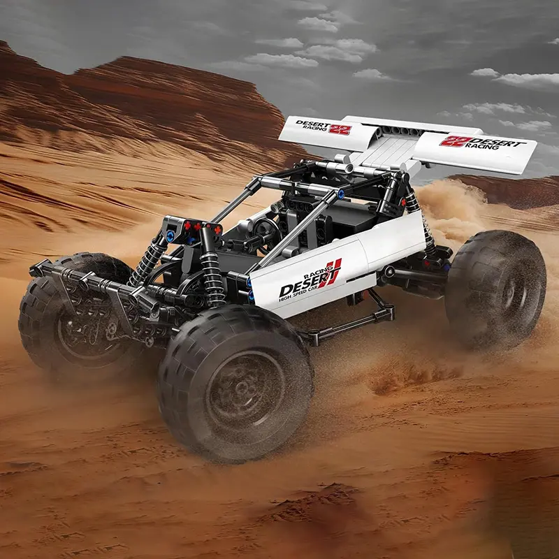 Buggy del Desierto RC Mould King 18001S circulando por el desierto