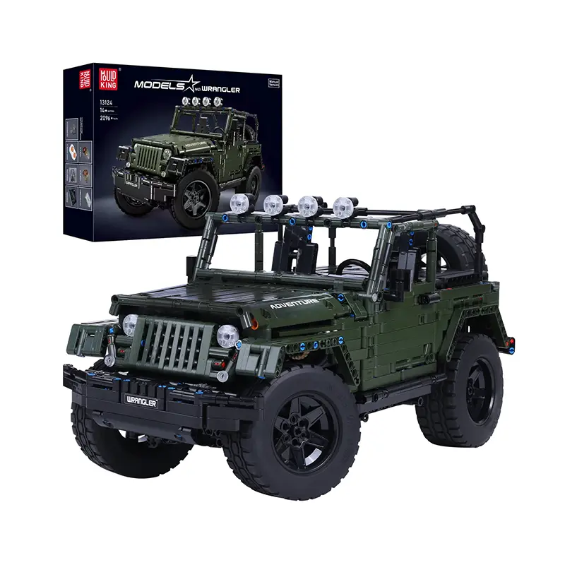 Todoterreno 4x4 RC Mould King 13124, vehículo de bloques de construcción