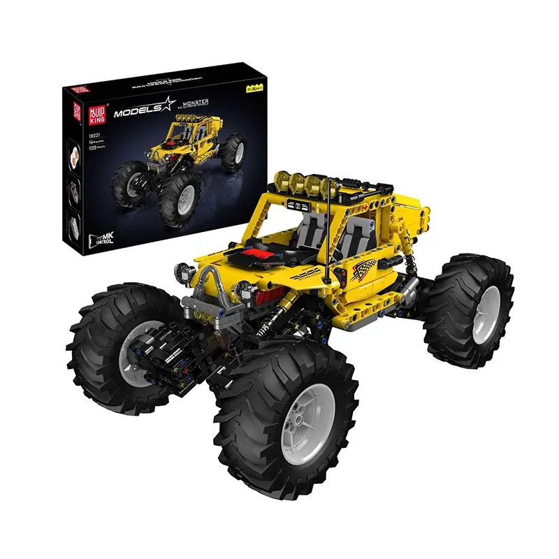 Todoterreno ATV Escalador RC Mould King 18021, vehículo de bloques de construcción