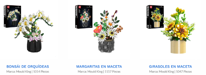Sets de flores de bloques